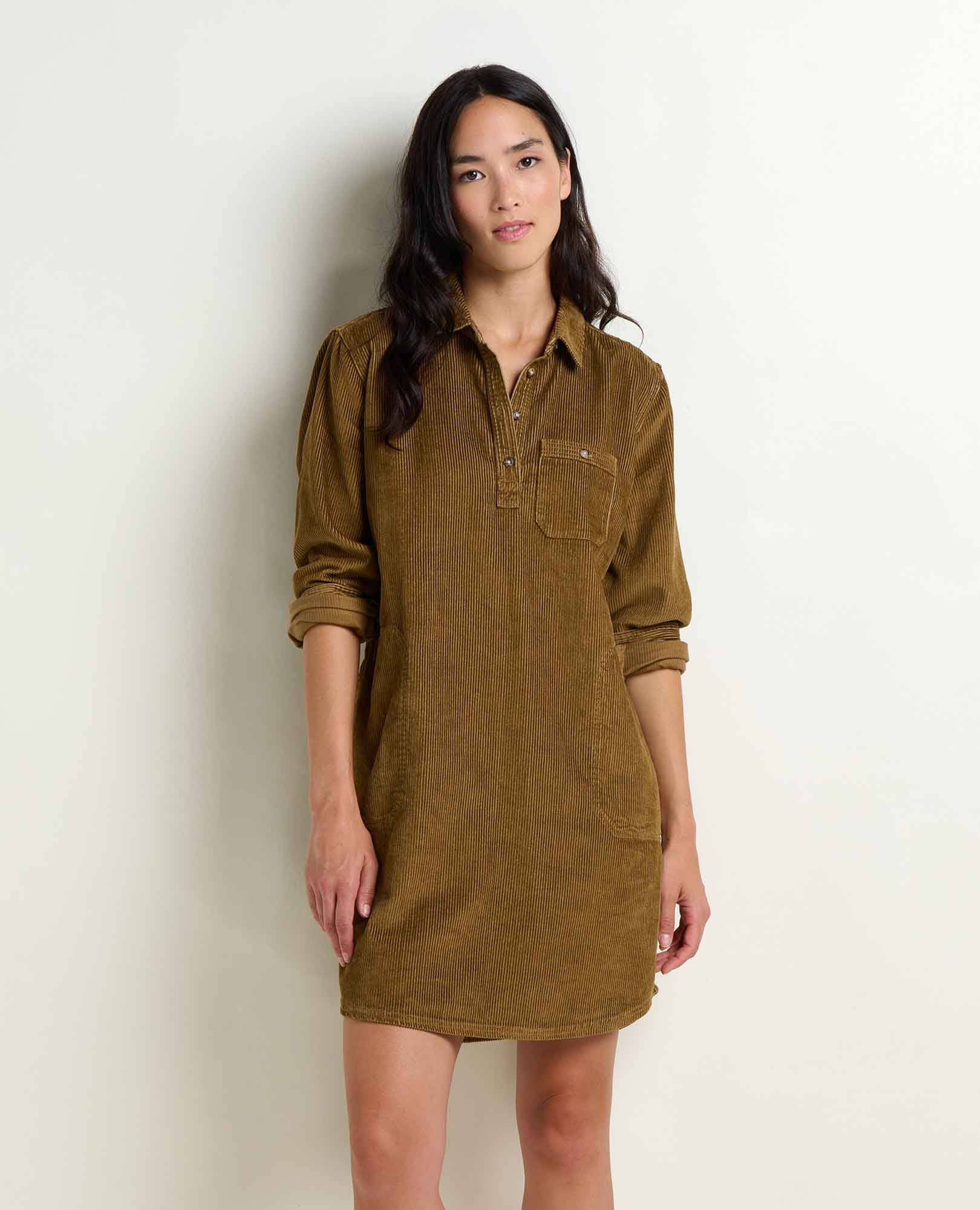 Super Soft Wide Wale Corduroy Popover Dress | Toad&Co