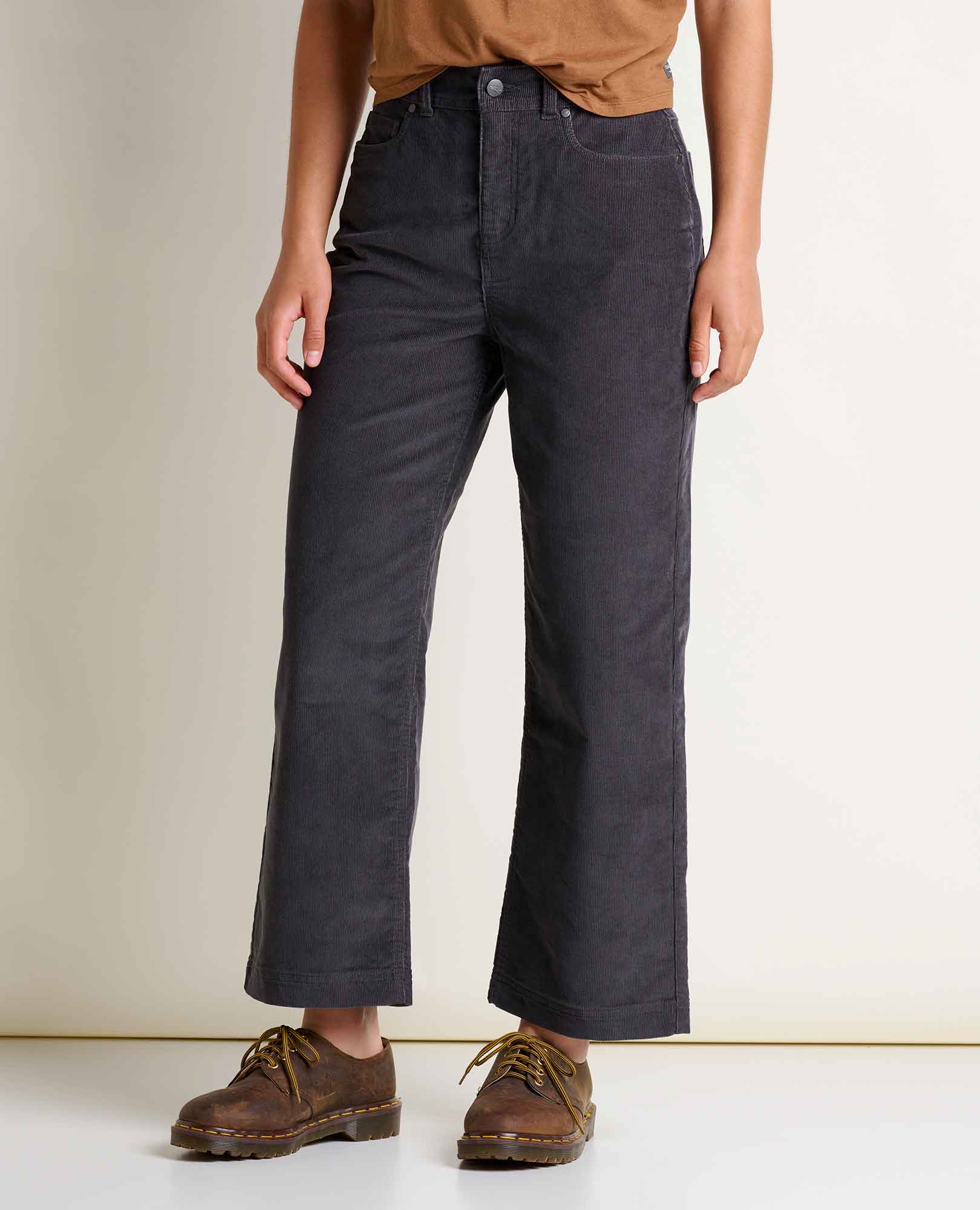 Women's Corduroy Wide Leg Crop Pant Toad&Co - Main Image