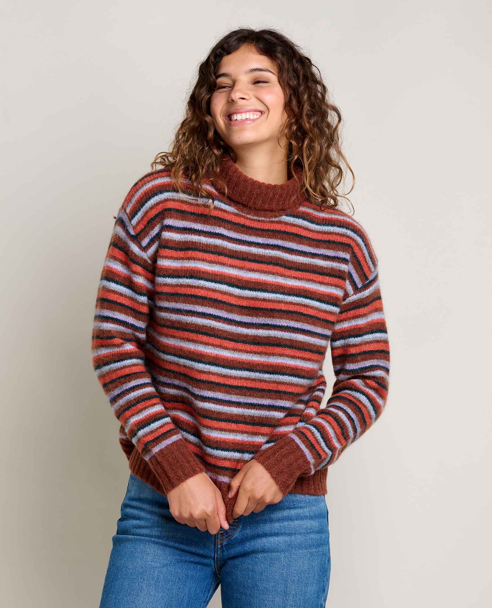 Women's Alpaca Merino Turtleneck Sweater Cozy Soft – Toad&Co