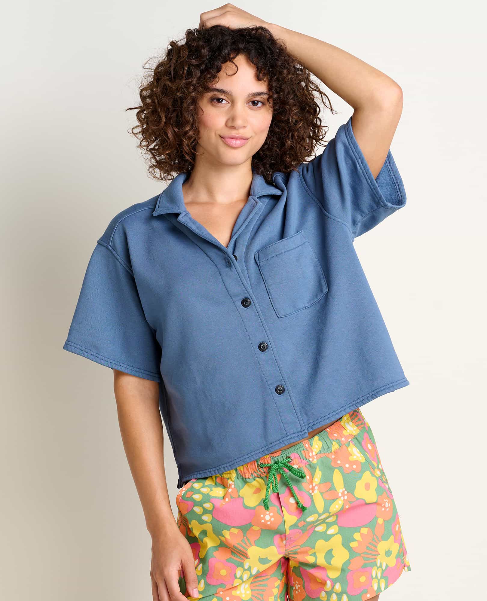 Hemp Daybreaker Casual Short Sleeve Shirt by Toad&Co