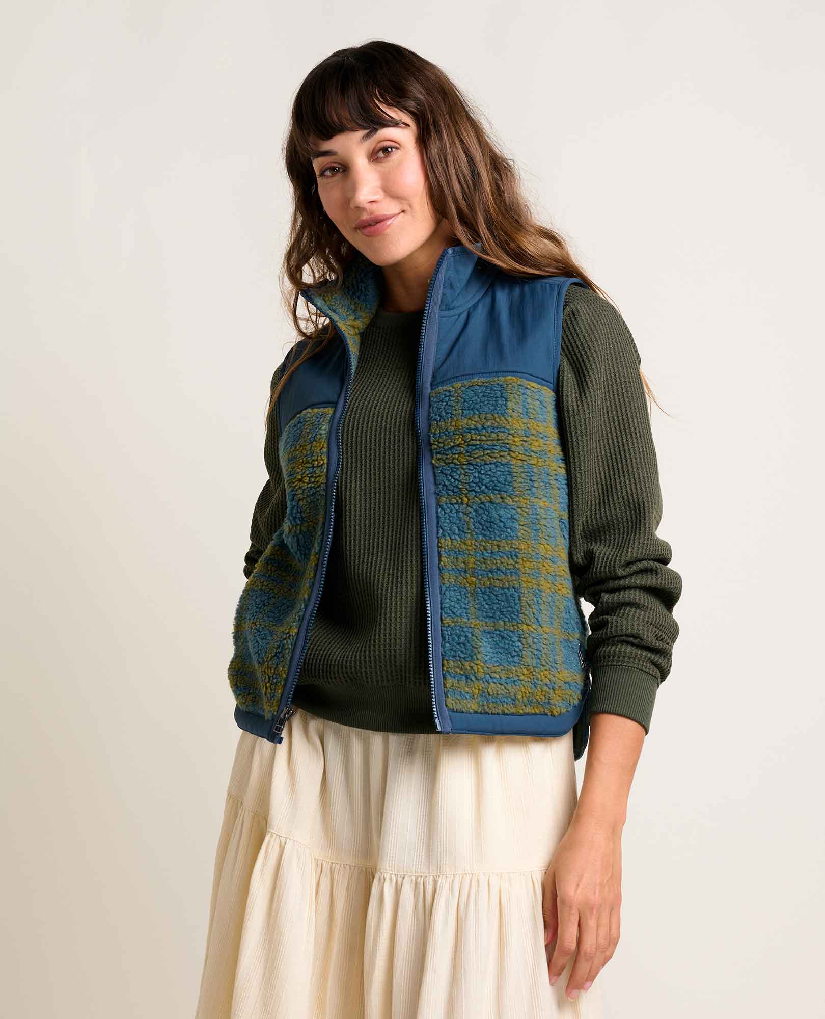 Recycled Sherpa Fleece Vest for Women | Cozy Layer – Toad&Co