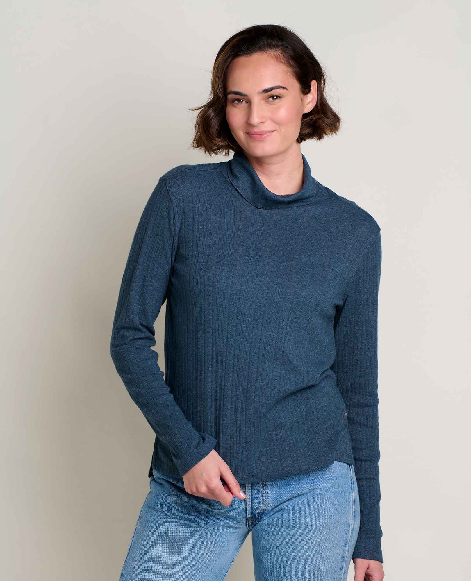 Foothill Pointelle Long Sleeve Turtleneck | Toad&Co