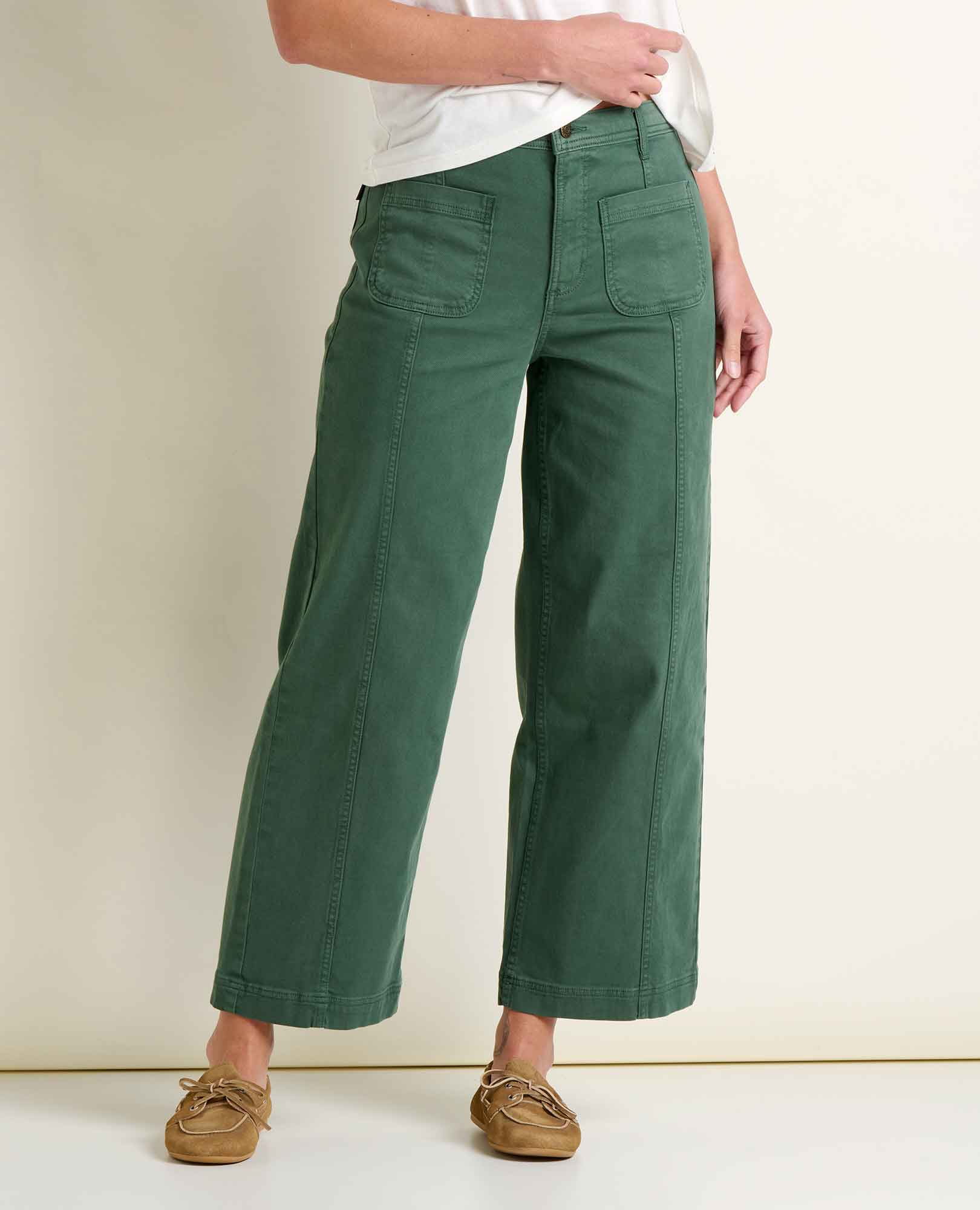 Linden Canvas Wide Leg Sailor Pant | Organic Cotton | Toad&Co