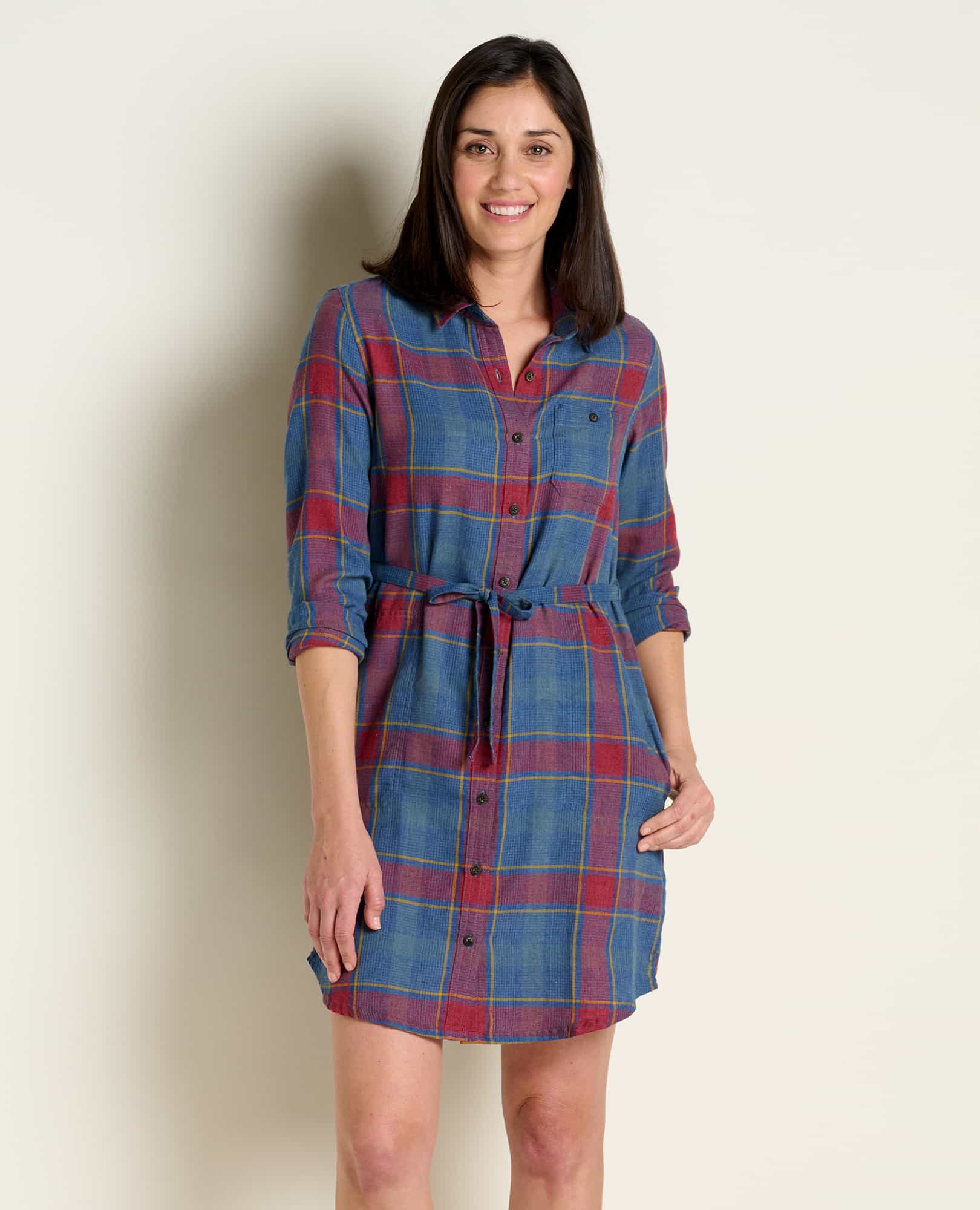 Re-Form Flannel Shirtdress Toad&Co