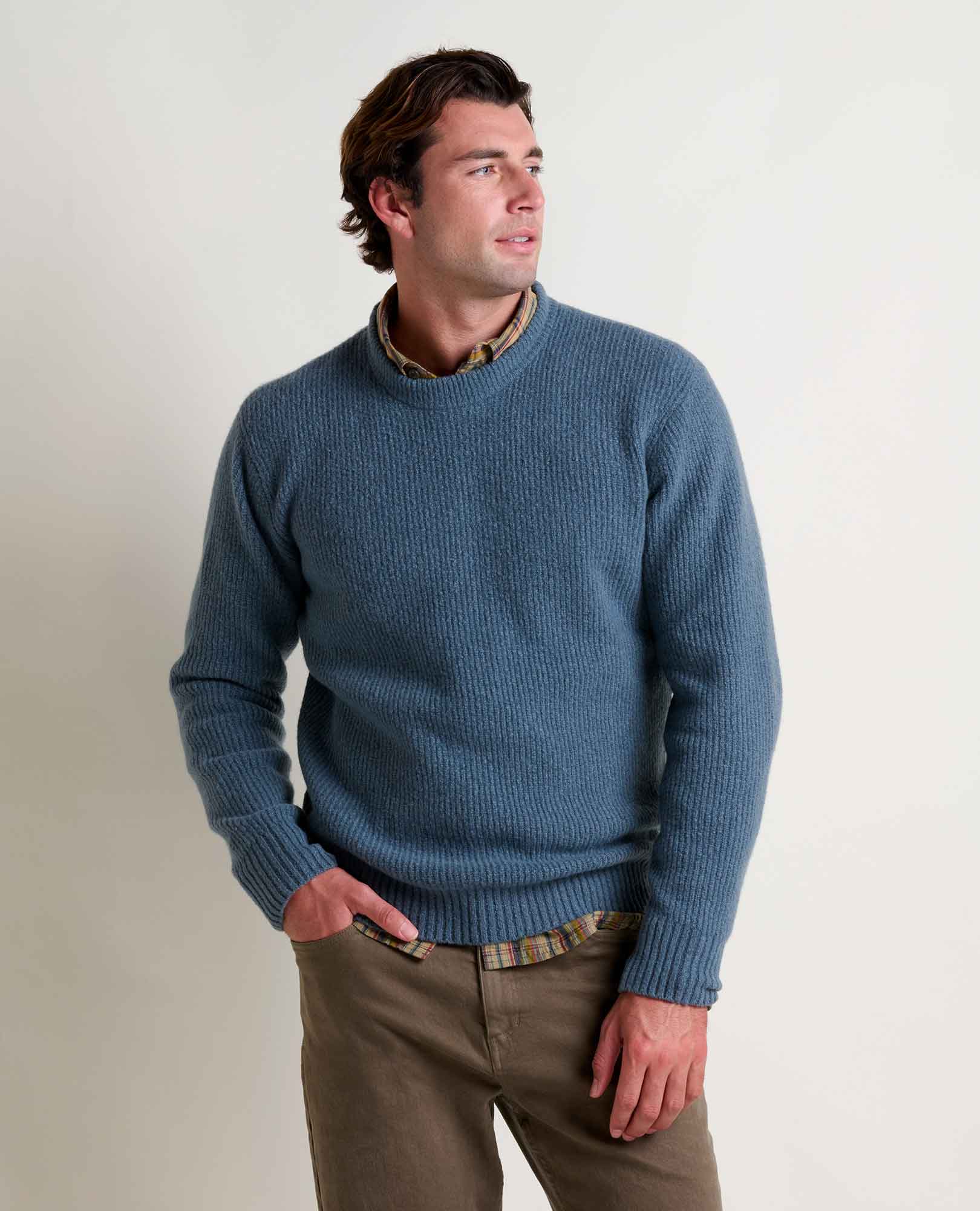 Men's Wasatch Crewneck Wool Sweater | Warm and Soft – Toad&Co
