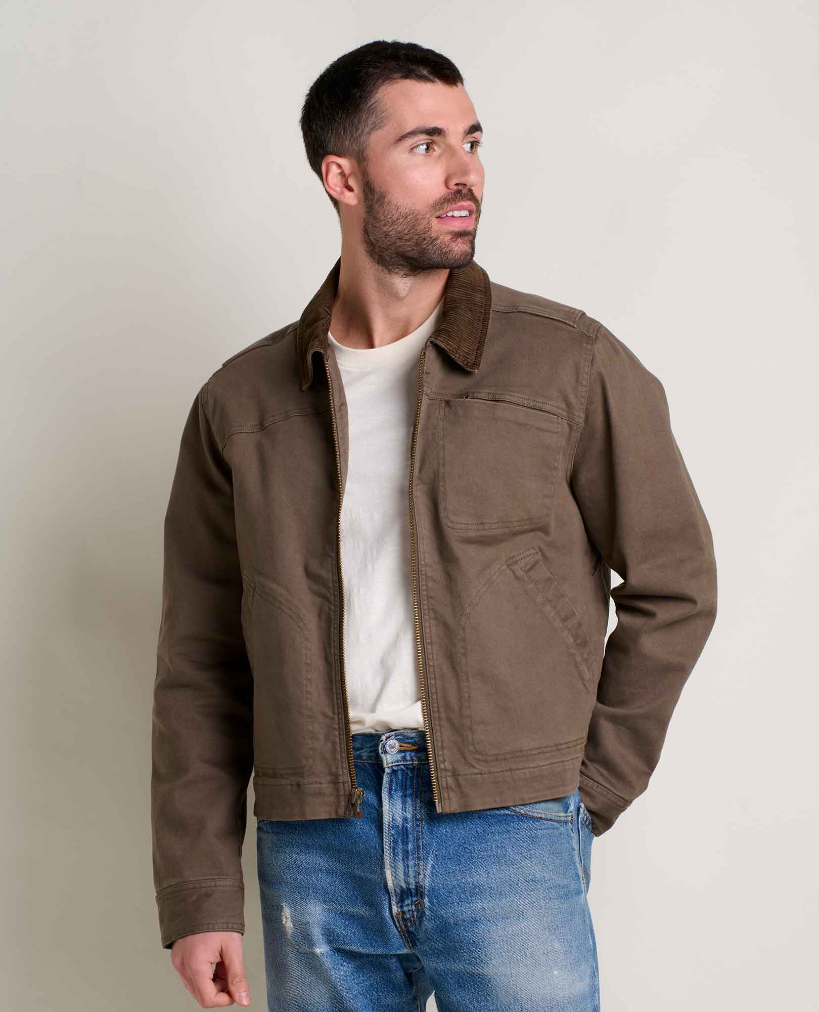 Men's Organic Cotton Denim Trucker Jacket | Toad&Co