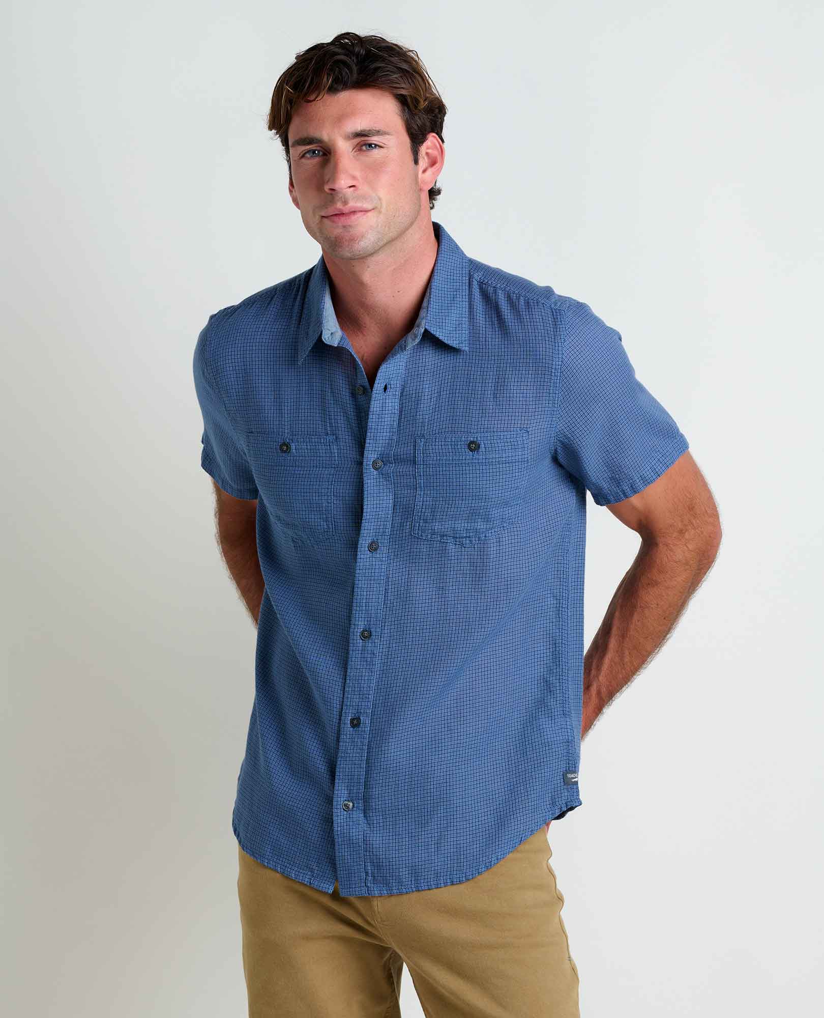 Men's Honcho Short Sleeve Shirt | Organic Cotton Shirt by Toad&Co