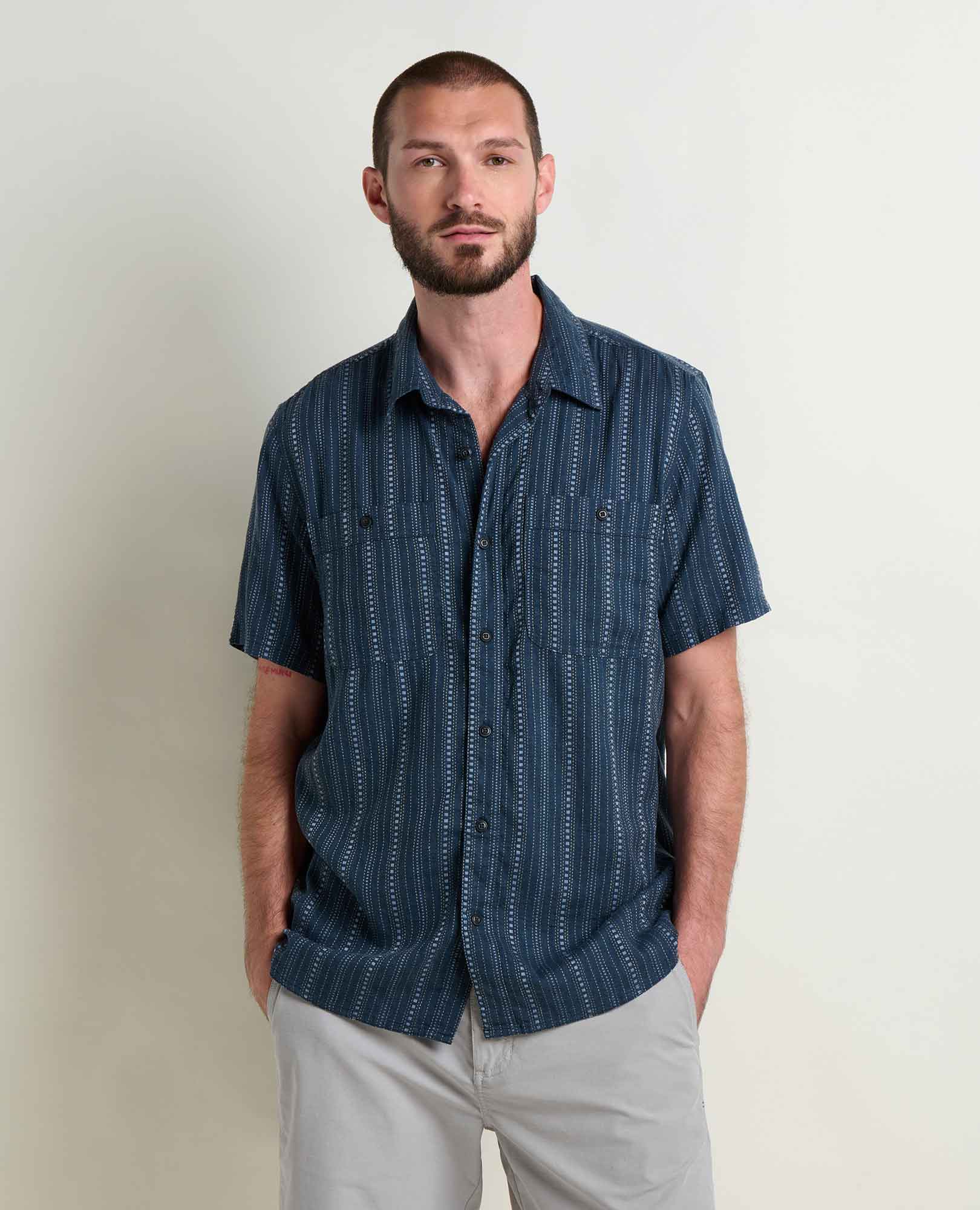Men's Eco-Friendly Taj Hemp Short Sleeve Shirt | by Toad&Co