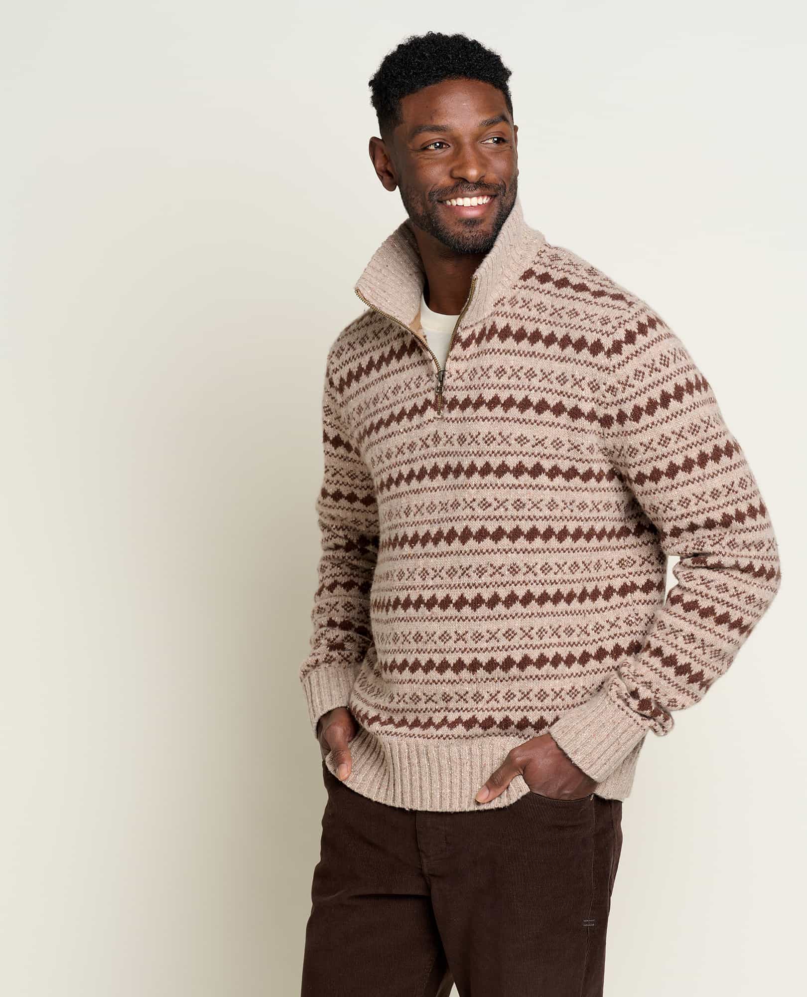 Men's Wilde 1/4 Zip Sweater Toad&Co - Main Image