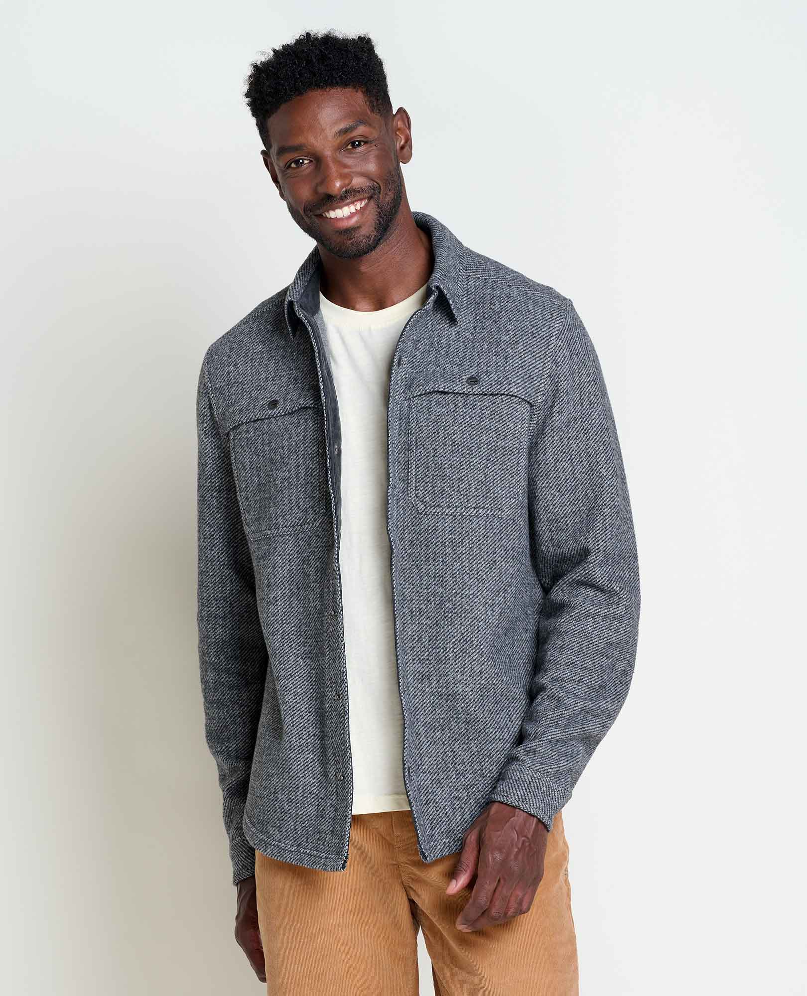 Men's Kennicott Shirt Jacket Recycled Wool Blend by Toad&Co