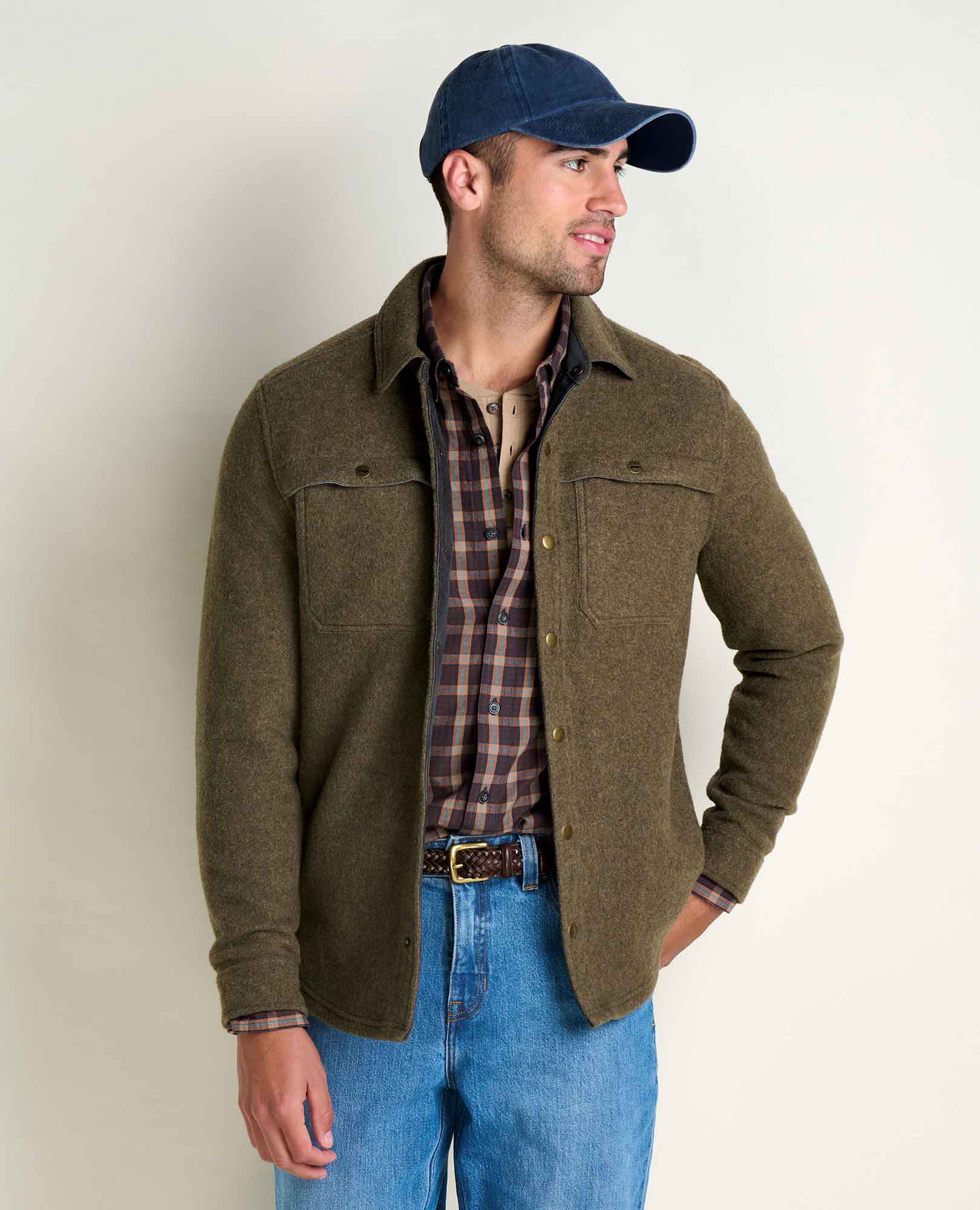 Men's Kennicott Shirt Jacket | Recycled Wool Blend by Toad&Co