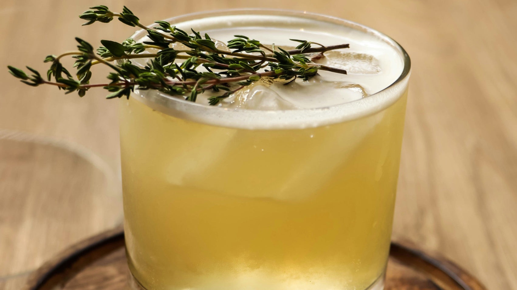 Fall Favorite: Pear Thyme Cocktail (And Mocktail, Too)