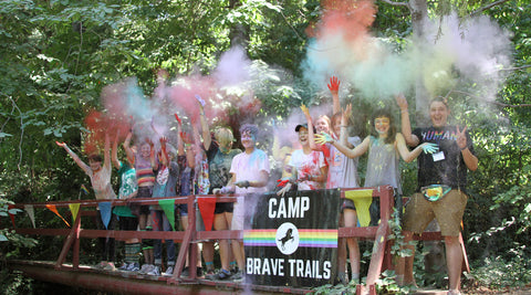 Campers at Camp Brave Trails