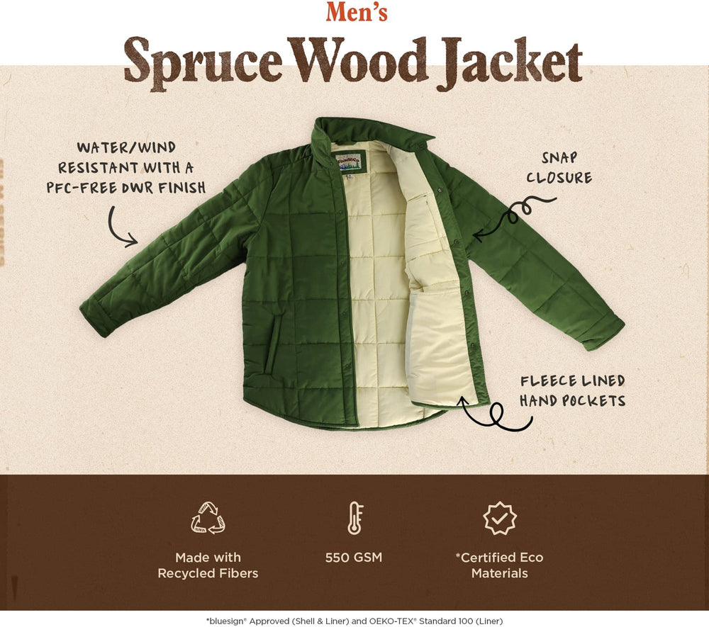 Toad Jacket Spruce Wood Sustainable Insulated Jackets | by Toad&Co