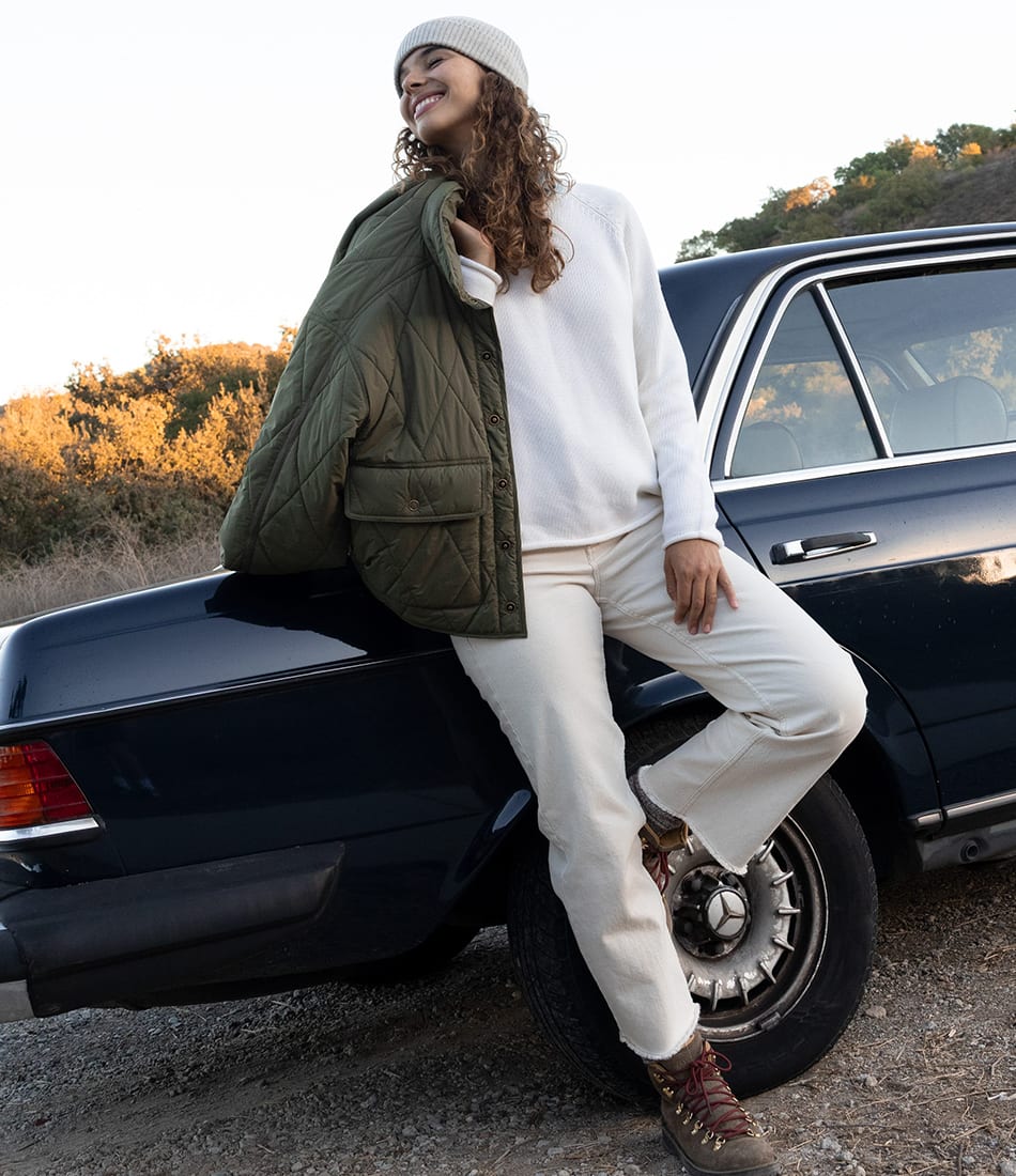 Alpineglo Sweater | Organic Cotton Next to Skin and Wool Outer