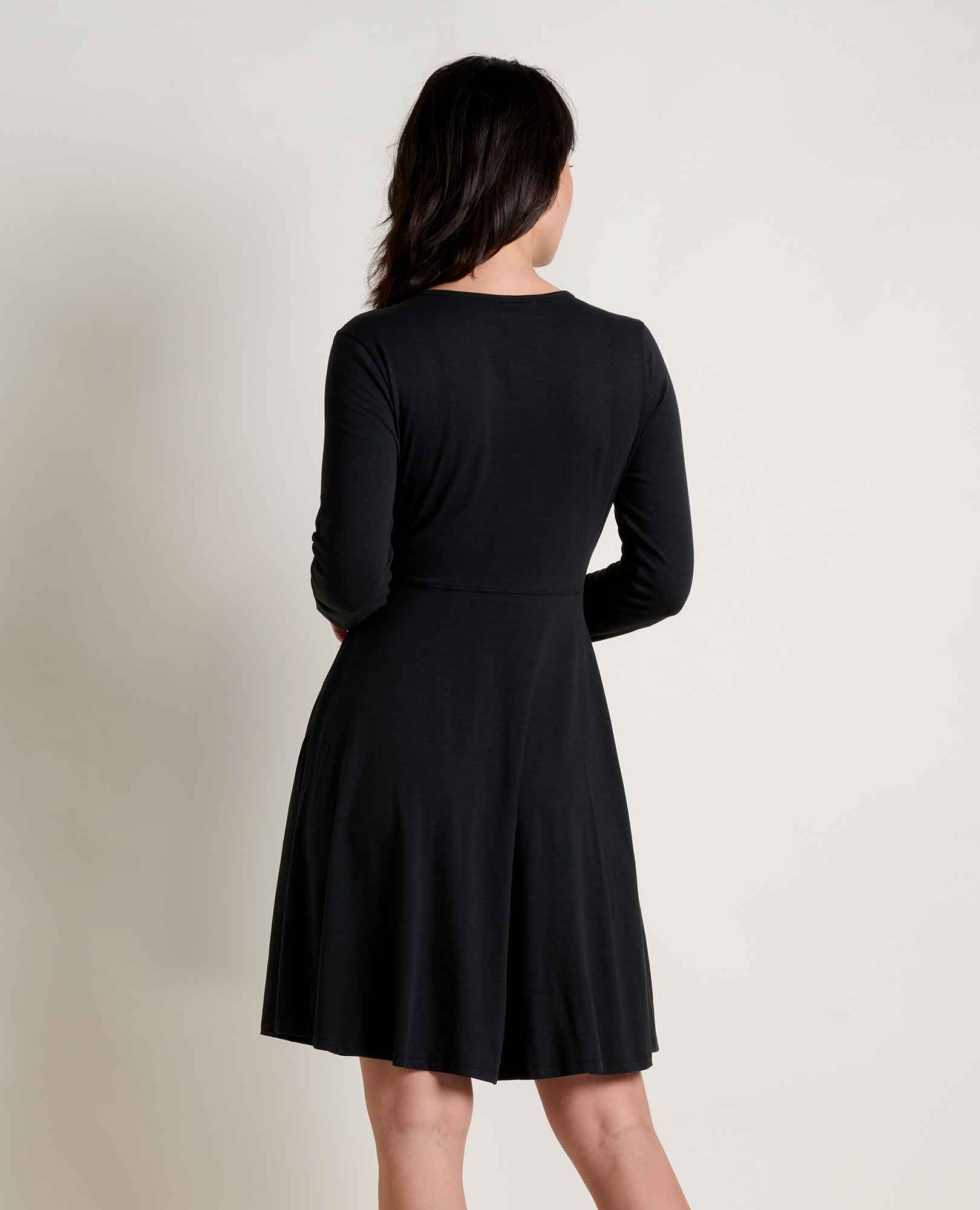 Freesia Long Sleeve Wrap Dress