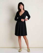 Freesia Long Sleeve Wrap Dress