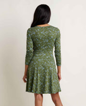 Freesia Long Sleeve Wrap Dress