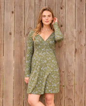 Freesia Long Sleeve Wrap Dress