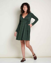 Freesia Long Sleeve Wrap Dress