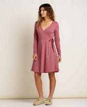 Freesia Long Sleeve Wrap Dress