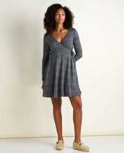 Freesia Long Sleeve Wrap Dress