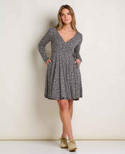 Freesia Long Sleeve Wrap Dress