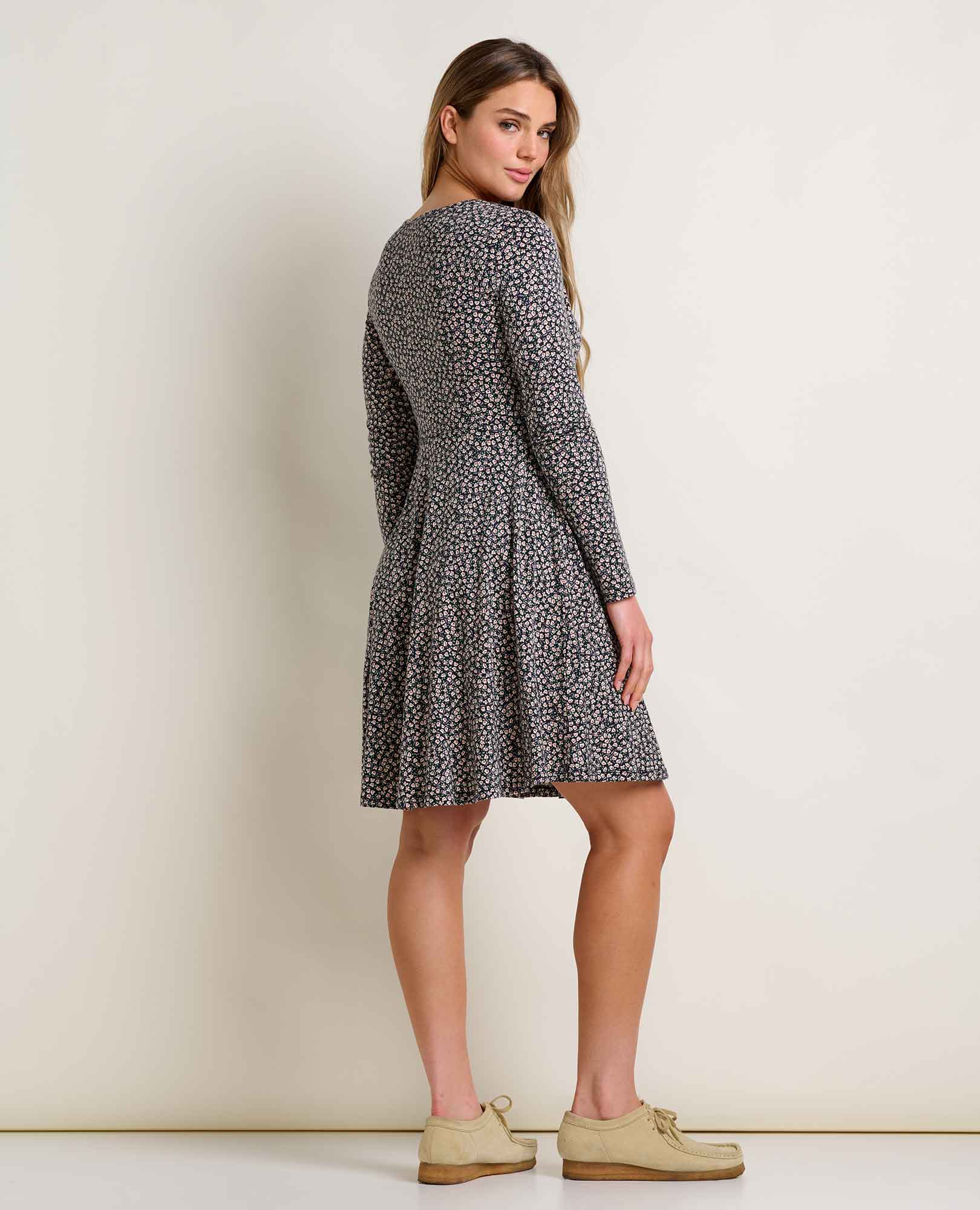 Freesia Long Sleeve Wrap Dress