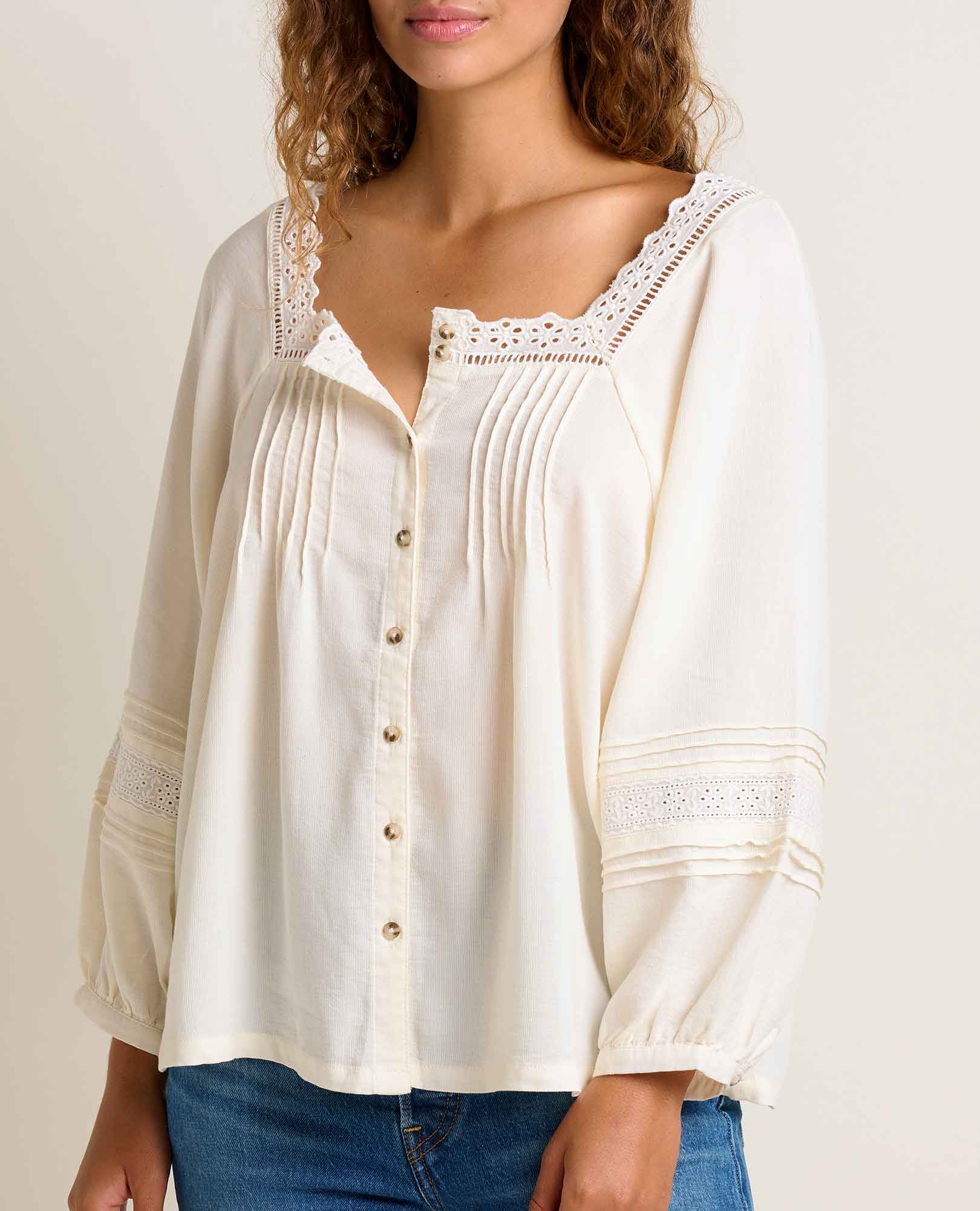 Manzana Peasant Long Sleeve Shirt