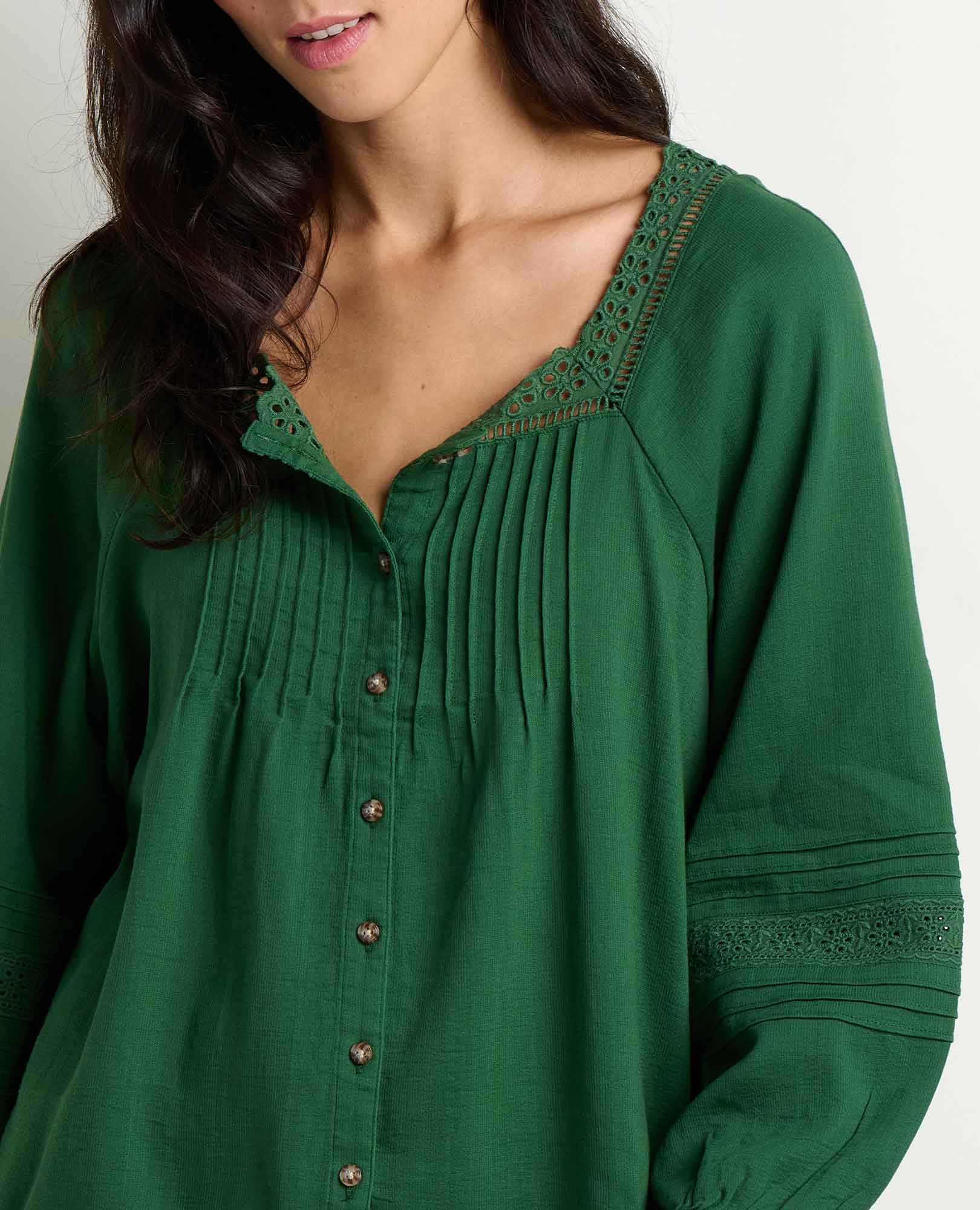 Manzana Peasant Long Sleeve Shirt