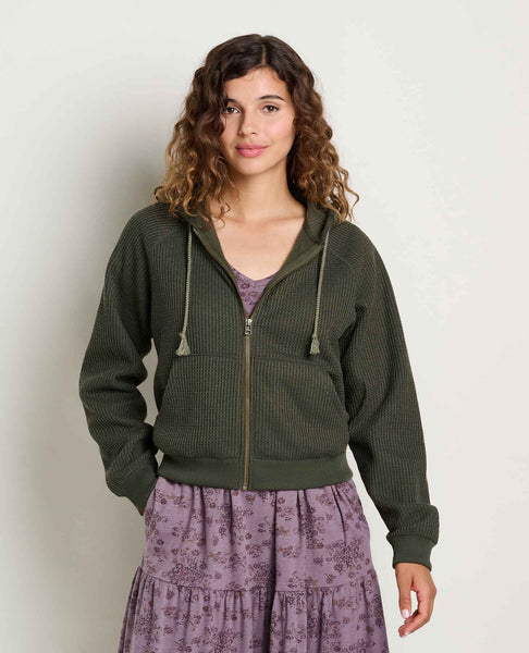 Women's Bitterroot Zip-Up Waffle Hoodie | Toad&Co