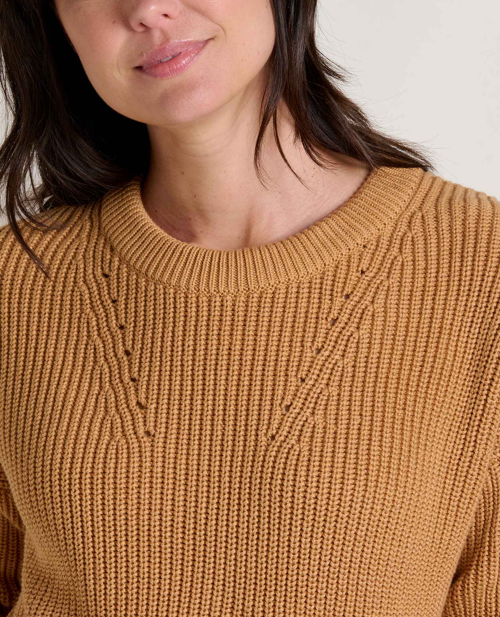 Bianca Shaker Crew Sweater