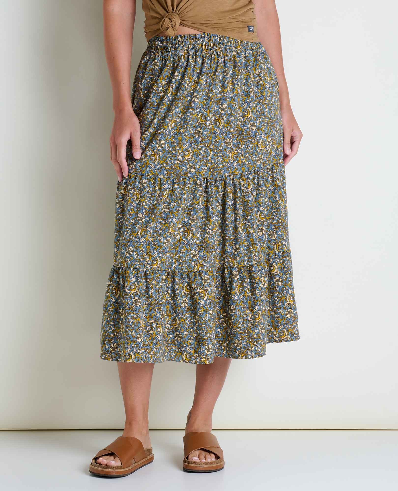 Sunkissed Tiered Midi Skirt | Travel Clothes by Toad&Co
