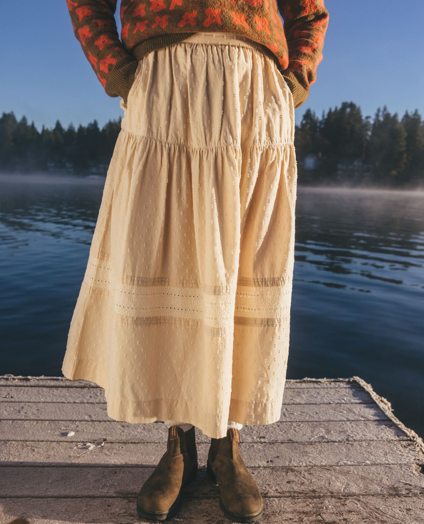 Airscape Midi Skirt