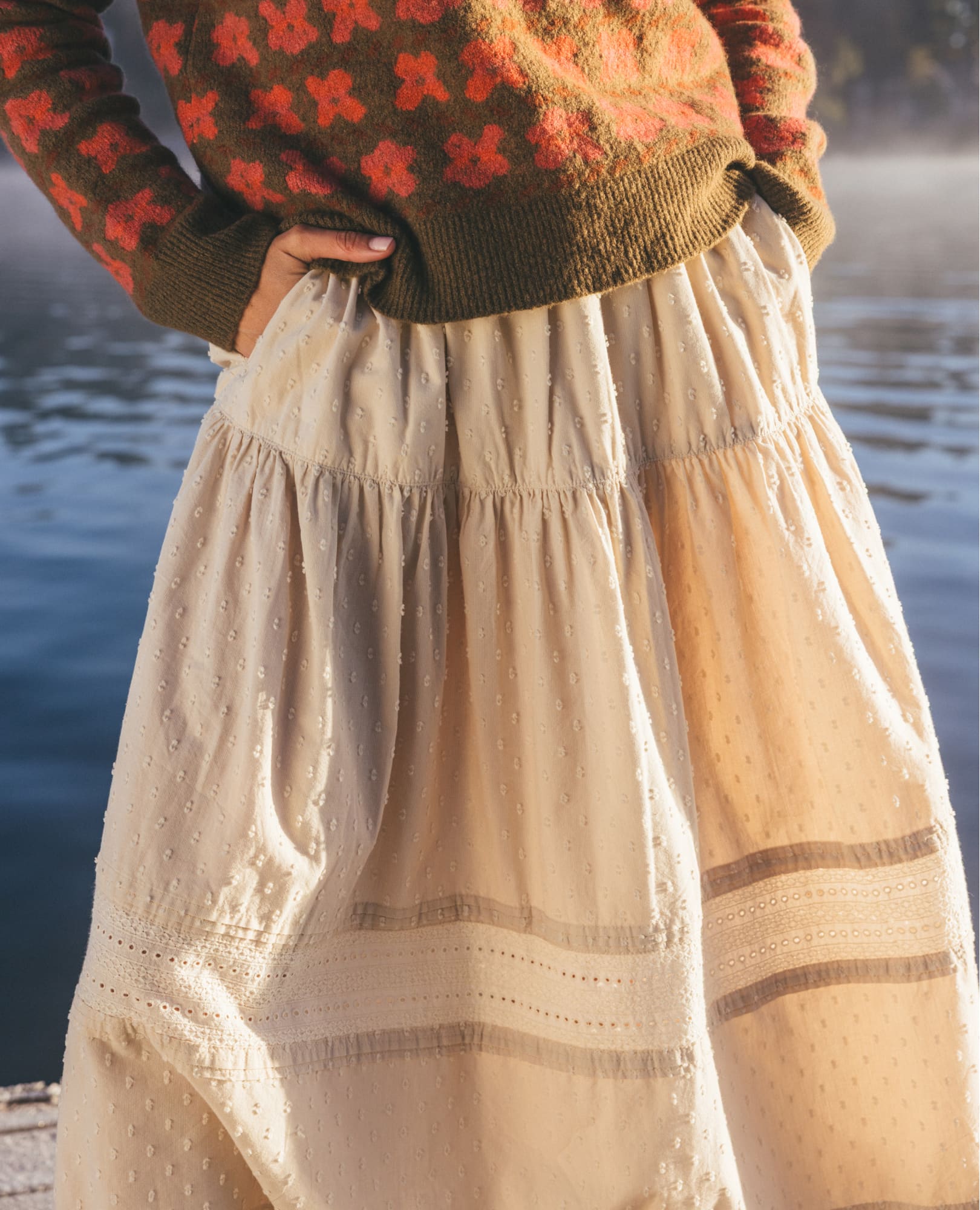 Airscape Midi Skirt