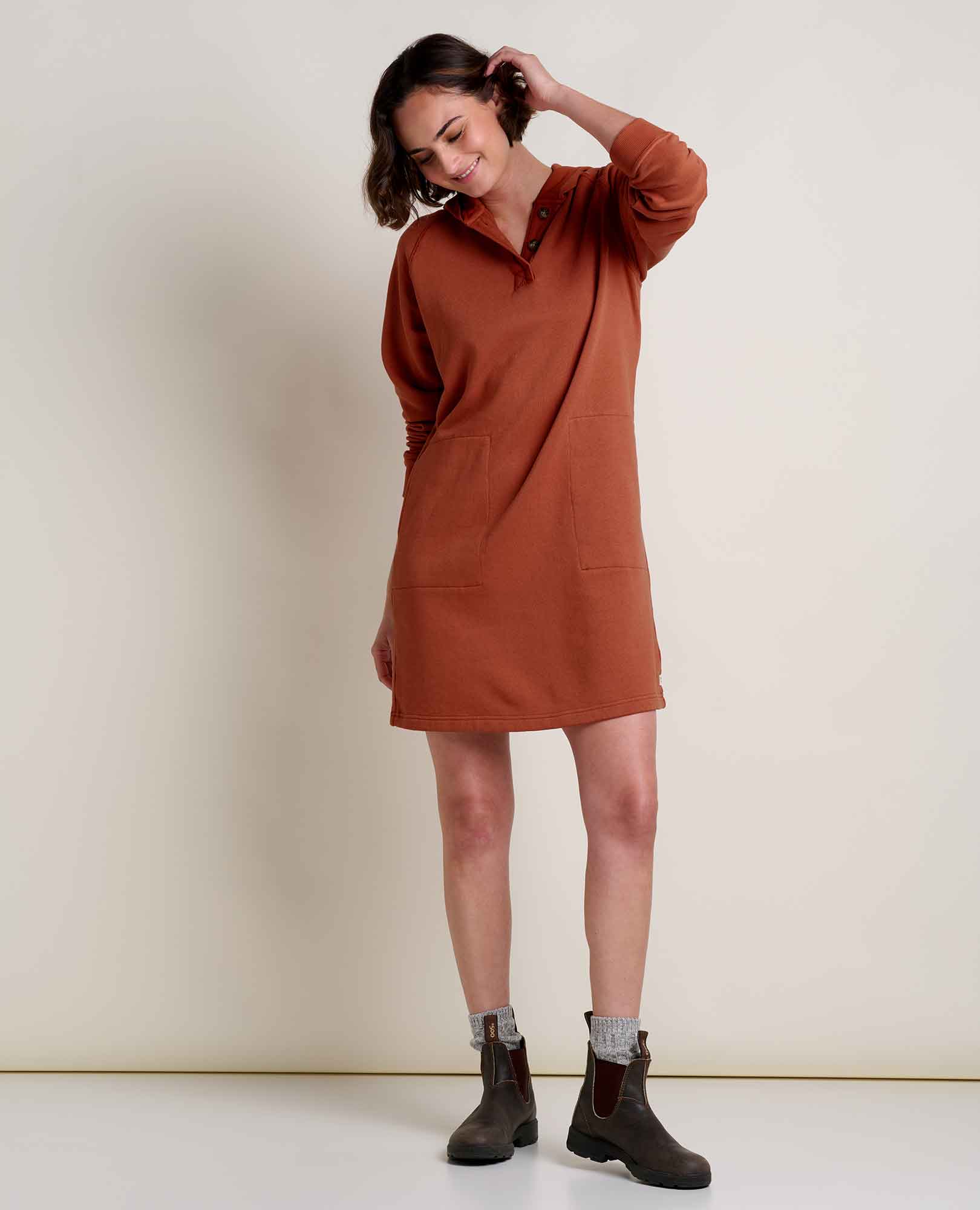 Fernscape Hooded Dress