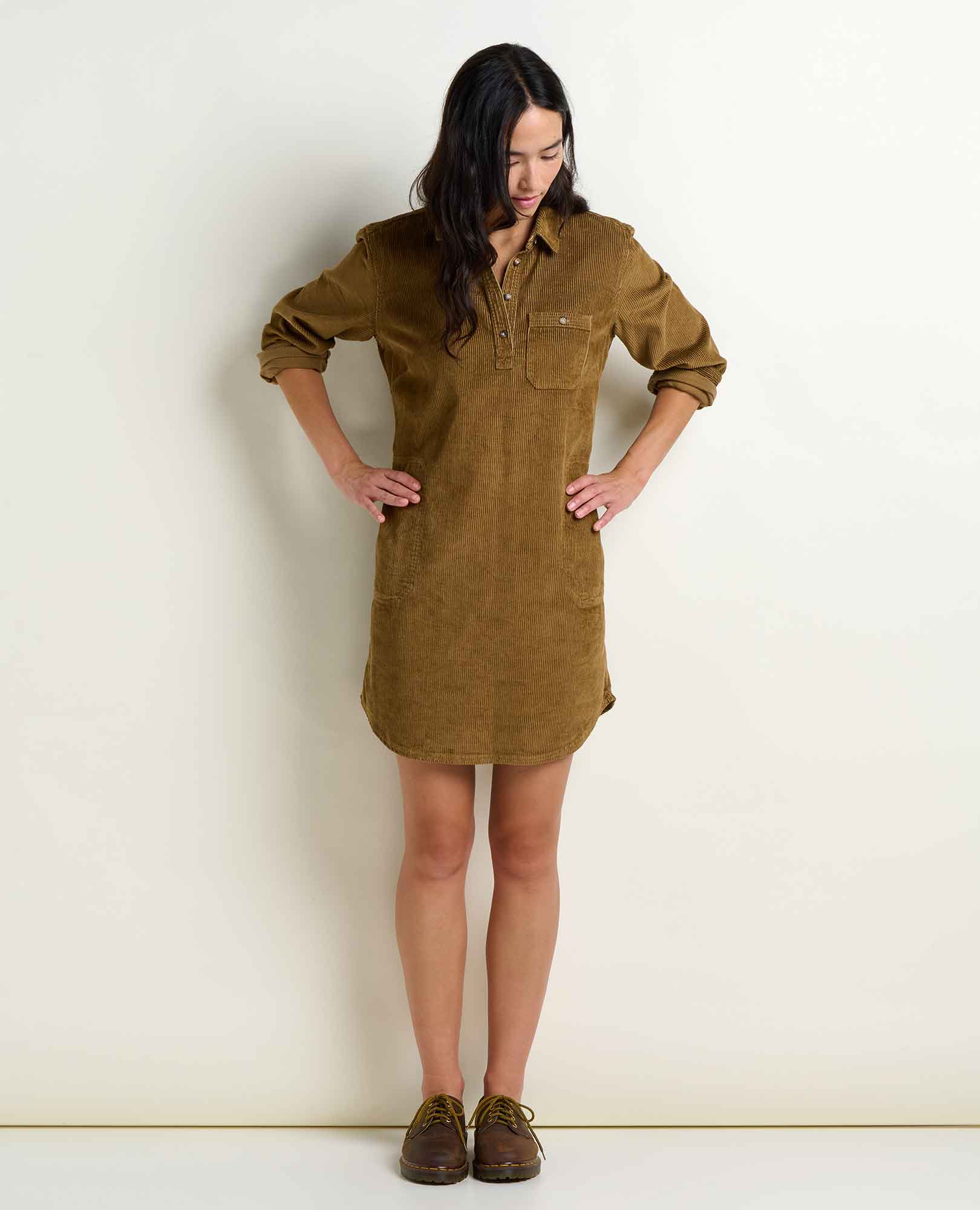 Cascadia Popover Cord Dress