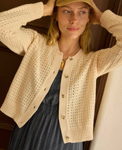 Bianca Pointelle Cardigan