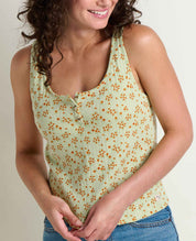 Foothill Pointelle Henley Tank