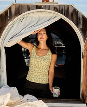 Foothill Pointelle Henley Tank