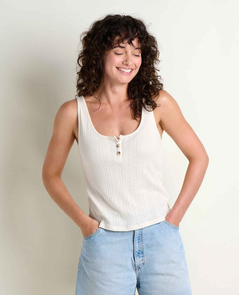 Foothill Pointelle Henley Tank | Organic Cotton Knit Tank – Toad&Co