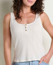 Foothill Pointelle Henley Tank