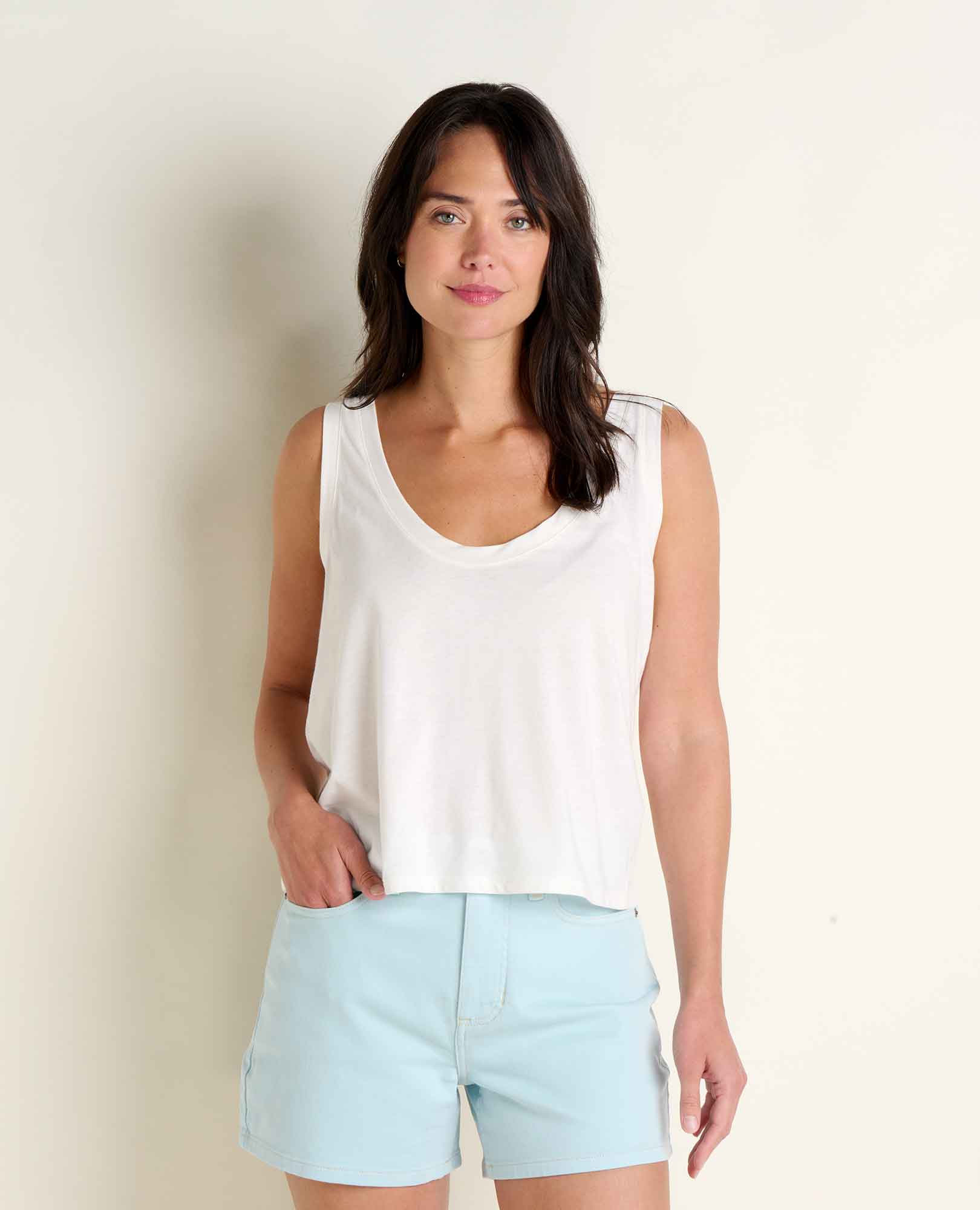 Whisper Tank | Lightweight Organic Cotton & Modal Jersey Tank