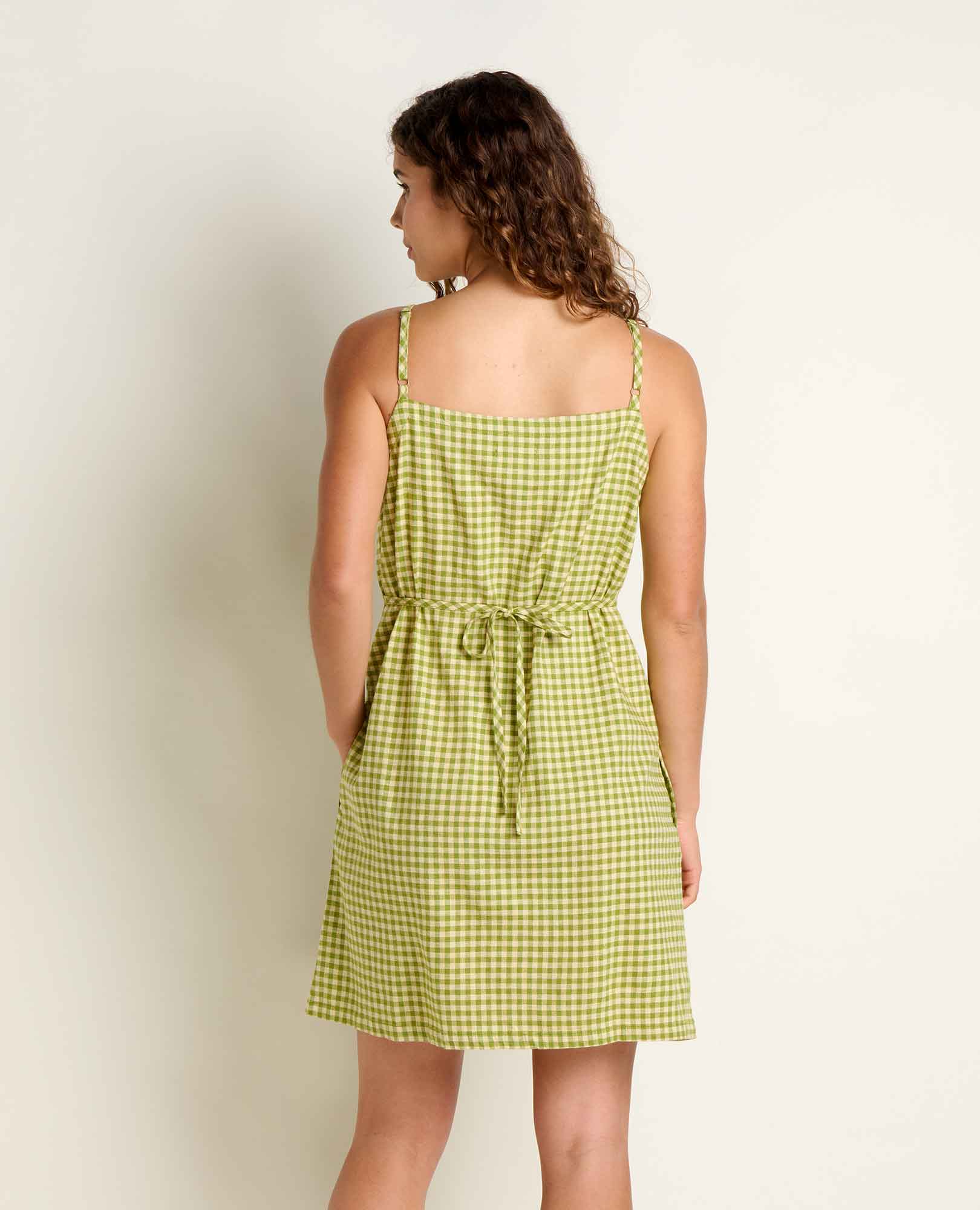 Toad & Co Women's Taj Hemp Tank Dress, Woodbine Pattern, M