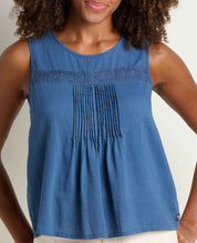 Manzana Pin Tuck Tank