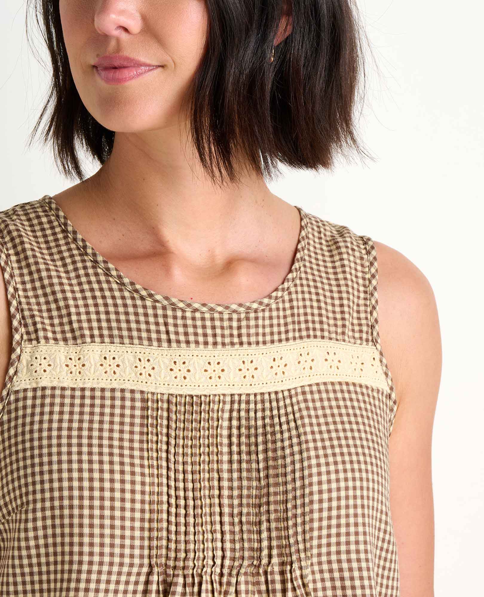 Manzana Pin Tuck Tank