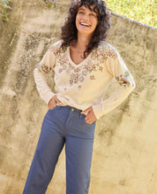 Bianca Patterned Pullover Sweater