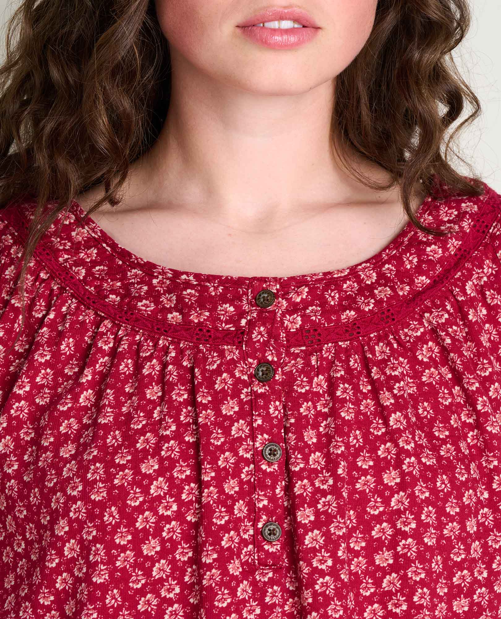 Manzana Peasant Long Sleeve Shirt