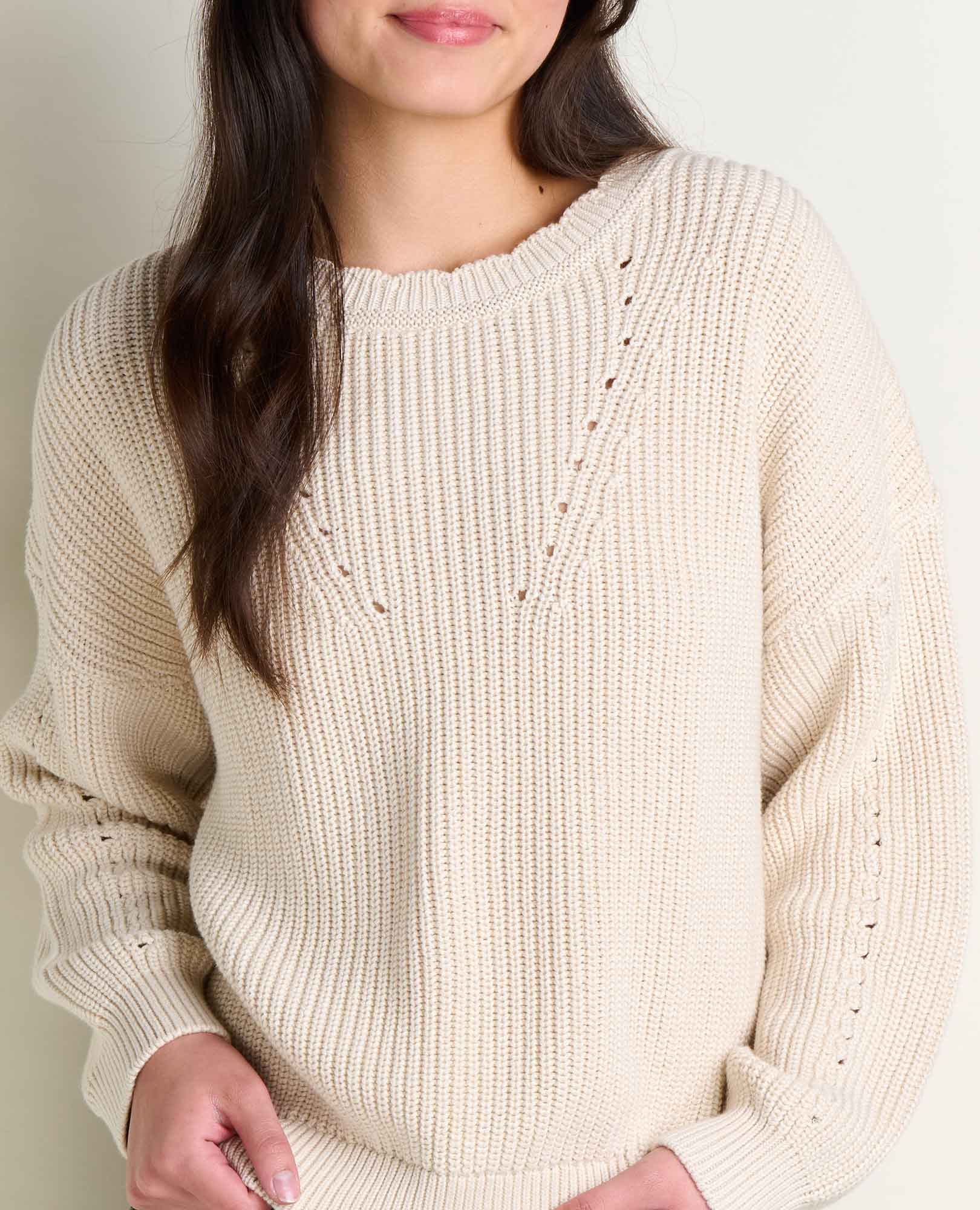 Bianca Shaker Crew Sweater