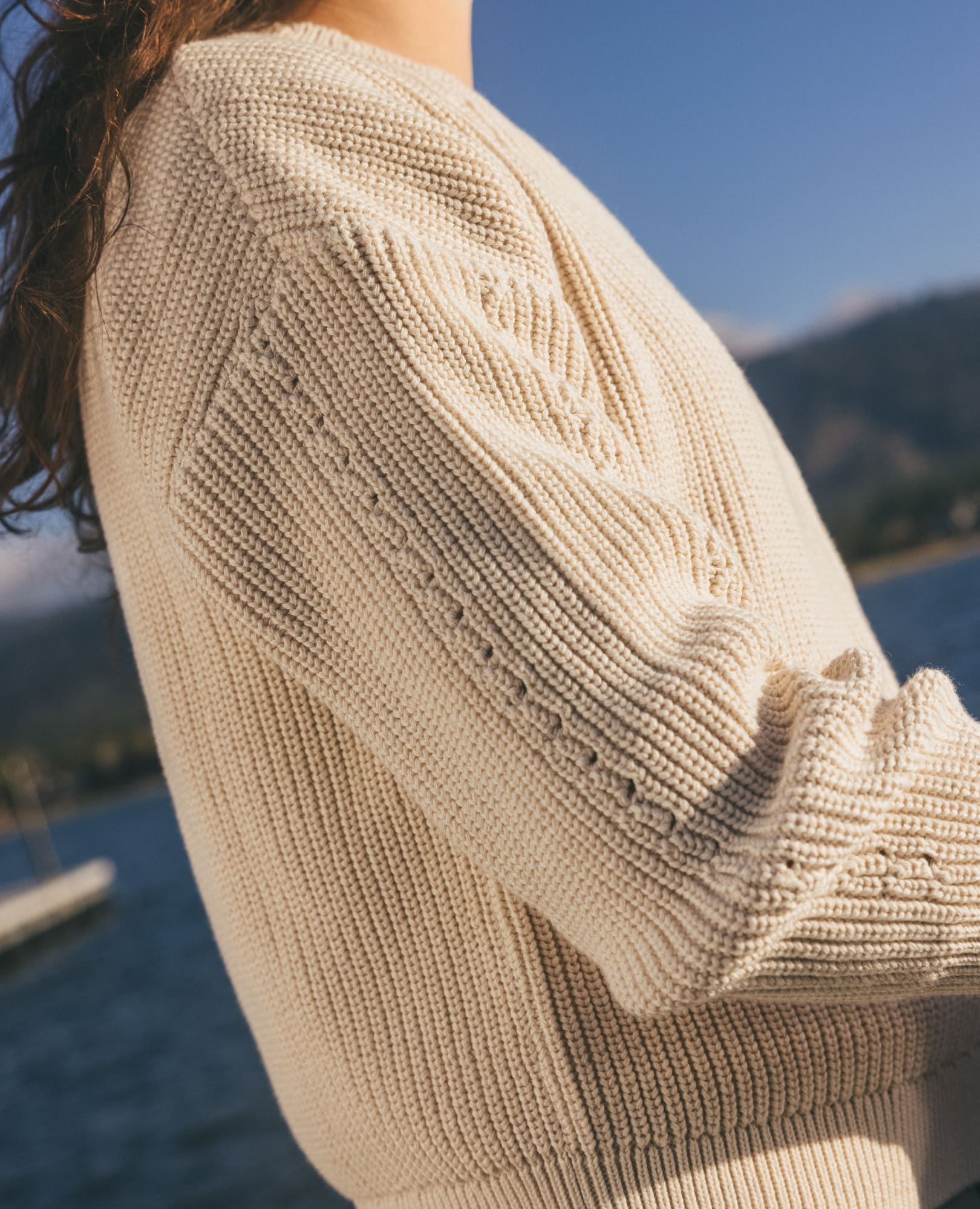 Bianca Shaker Crew Sweater
